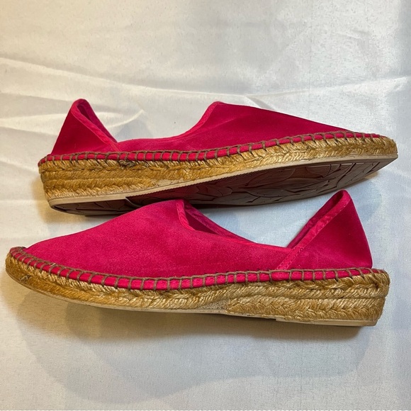 Pare Gabia Women’s Espadrilles Size 37 Suede Color Fuchsia Made in Spain - Picture 2 of 9